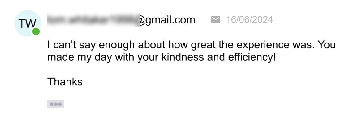 Customer testimonial 9